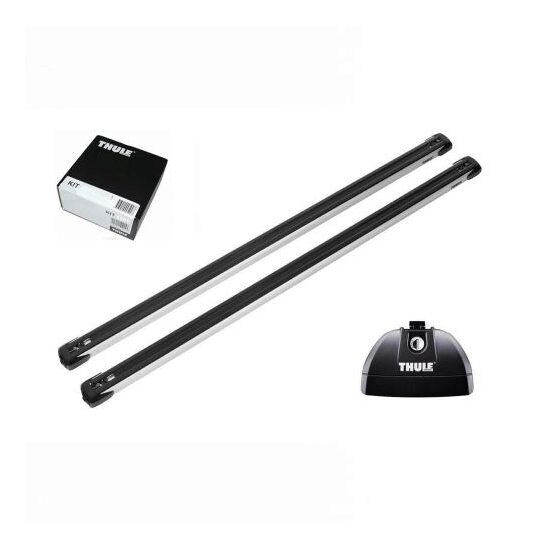 Bare transversale Thule Rapid System Slidebar pentru RENAULT Grand Scenic II, 5 usi MPV, model 2003-2008, Sistem cu prindere in puncte fixe