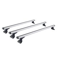 Sistem de 3 bare transversale aluminiu CRUZ 924-072 Alu Cargo AF pentru Renault Kangoo (III - tailgate/rear doors) 5d Van (2021 -> prezent), Sistem cu prindere in puncte fixe