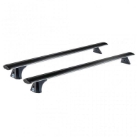 Bare transversale din aluminiu CRUZ Airo Dark T118, 925-773, pentru Vauxhall Mokka (II) 5d SUV (2021 -> prezent), Sistem cu prindere pe plafon normal