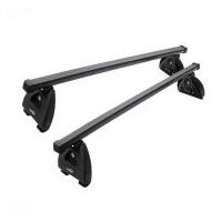Bare transversale Hakr Otel pentru FORD Fusion, 5 usi Hatchback, model 2006-2012, Sistem cu prindere pe plafon normal