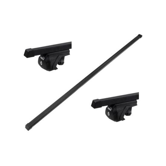 Bare transversale Hakr Otel pentru BMW X5 5 usi SUV, model 2000-2003, 2004-2007, Sistem cu prindere pe bare longitudinale