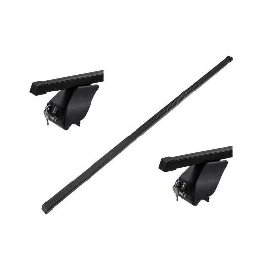 Bare transversale Hakr Otel pentru AUDI Q7, 5 usi SUV, model 2006-2015, Sistem cu prindere pe bare longitudinale integrate