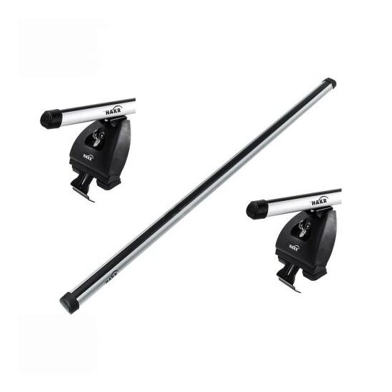 Bare transversale Hakr Aluminiu pentru NISSAN Almera, 5 usi Hatchback, model 2000-2006, Sistem cu prindere pe plafon normal