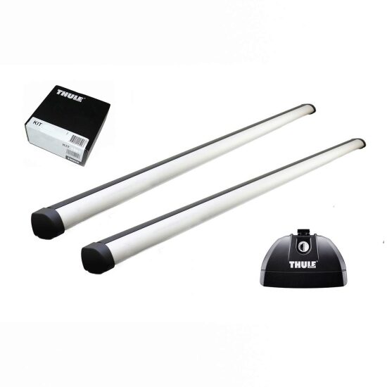 Bare transversale Thule Rapid System Profesional pentru RENAULT Megane II, 4 usi Sedan, model 2003 - 2010, Sistem cu prindere in puncte fixe