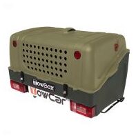 Cutie portbagaj pe carligul de remorcare Towbox V1 DOG Verde