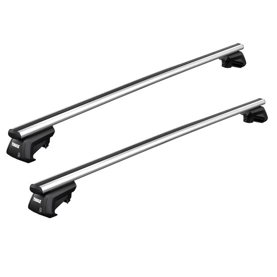 Bare transversale Thule SmartRack XT aluminiu 135 cm pentru FORD Galaxy 5 usi MPV, model 1996 - 2000, 2001 - 2005, Sistem cu prindere pe bare longitudinale