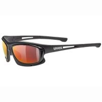 Ochelari Sport UVEX SPORTSTYLE RXd 4000 Black Matt, lens Green 80% - Red Mirror, marime 59/18