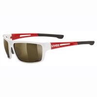 Ochelari Sport UVEX SPORTSTYLE RXd 4001 White/Red, lens Brown 85%, 65/16